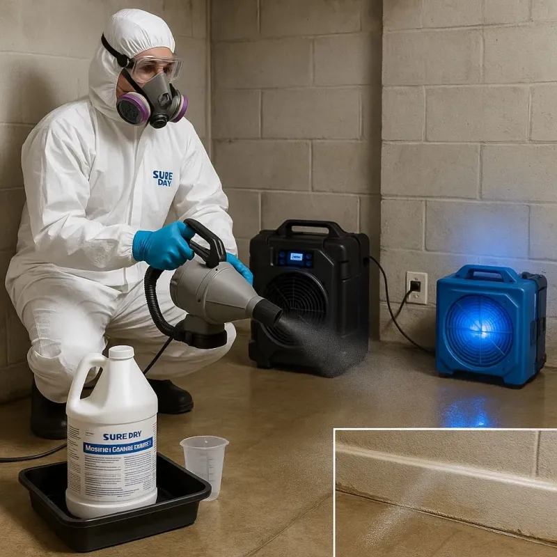 Sanitization and Odor Removal process in Bowling Green, MD